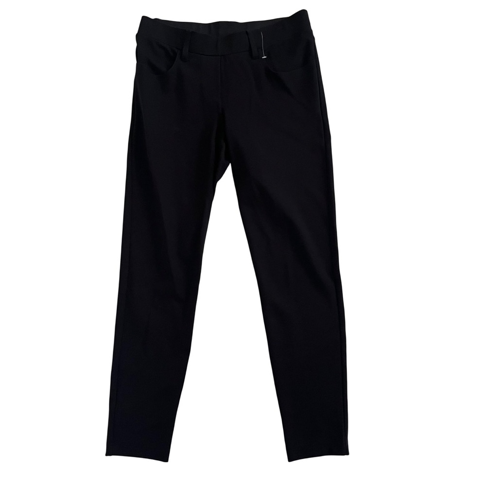 Plein Sud Jeanius Low Rise Slim Fit Cropped Black Pants Size 40 FR (8 US) Y2K